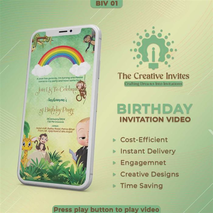Birthday Invitation Video 01