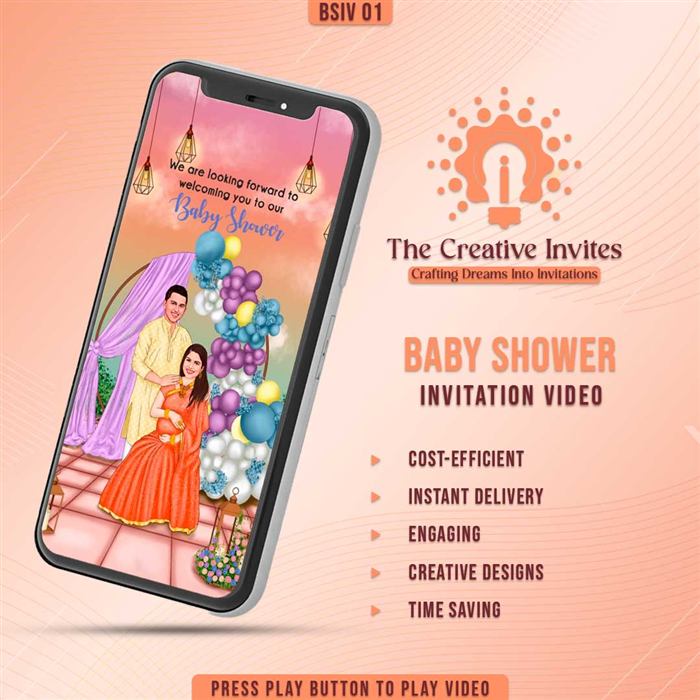 Baby Shower Invitation Video 01