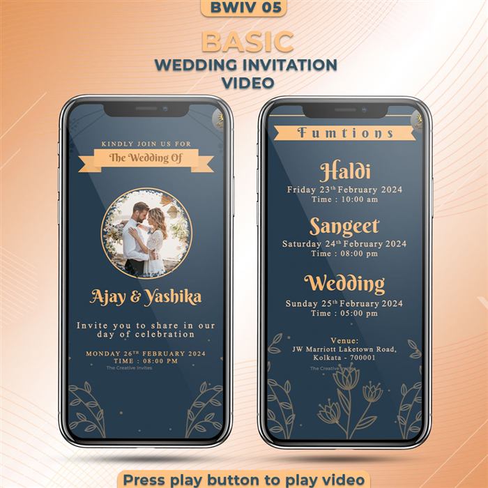 Basic Wedding Invitation Video 05