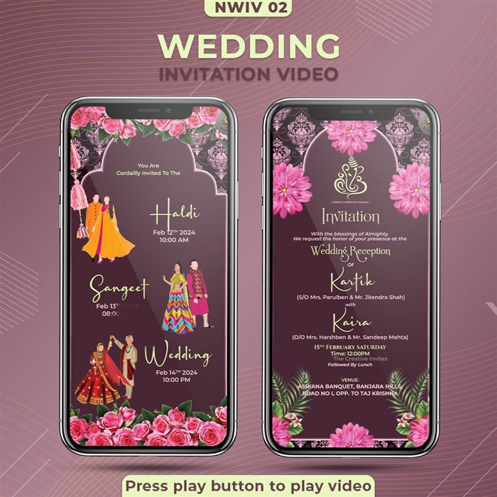 Normal Wedding Invitation Video 02
