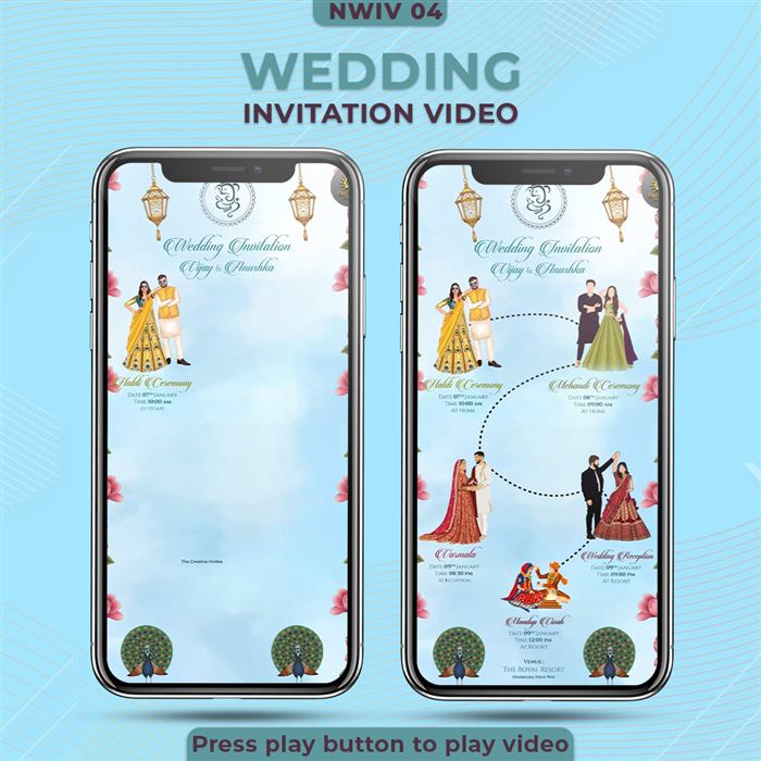 Normal Wedding Invitation Video 04