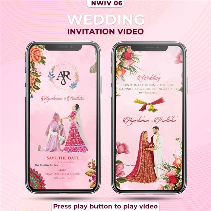 Normal Wedding Invitation Video 06