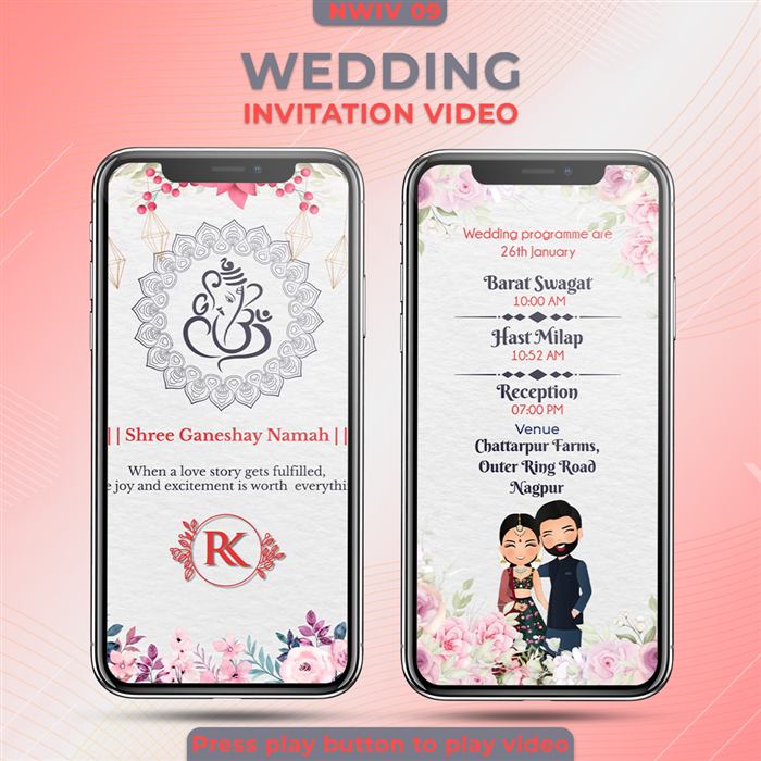 Normal Wedding Invitation Video 09