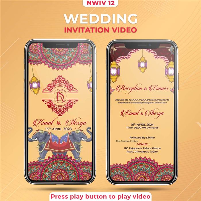 Normal Wedding Invitation Video 12