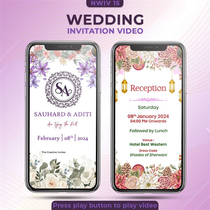 Normal Wedding Invitation Video 15