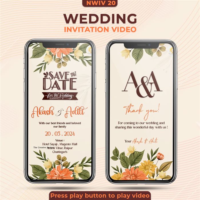 Normal Wedding Invitation Video 20