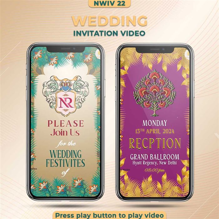 Normal Wedding Invitation Video 22