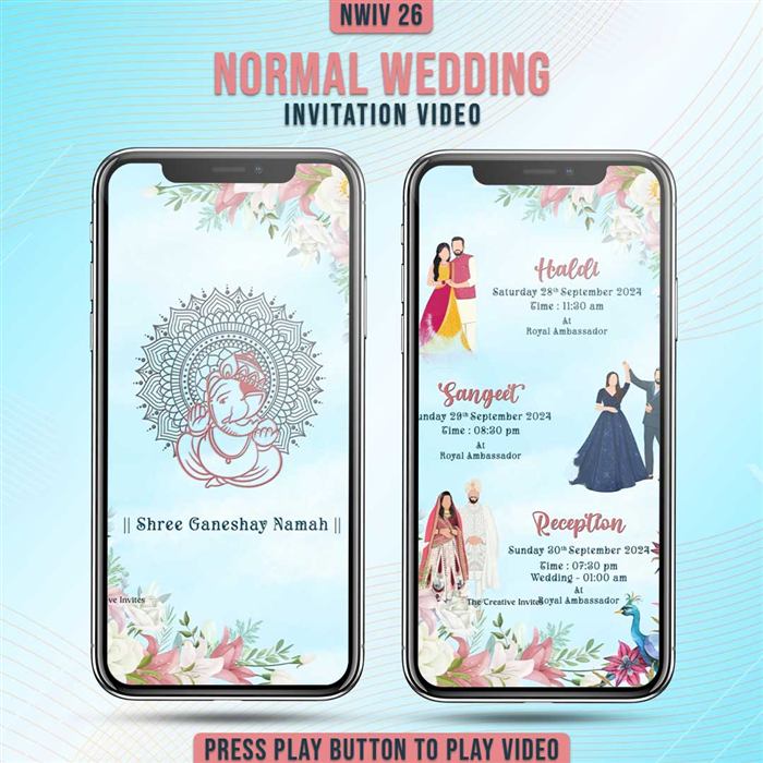 Normal Wedding Invitation Video 26