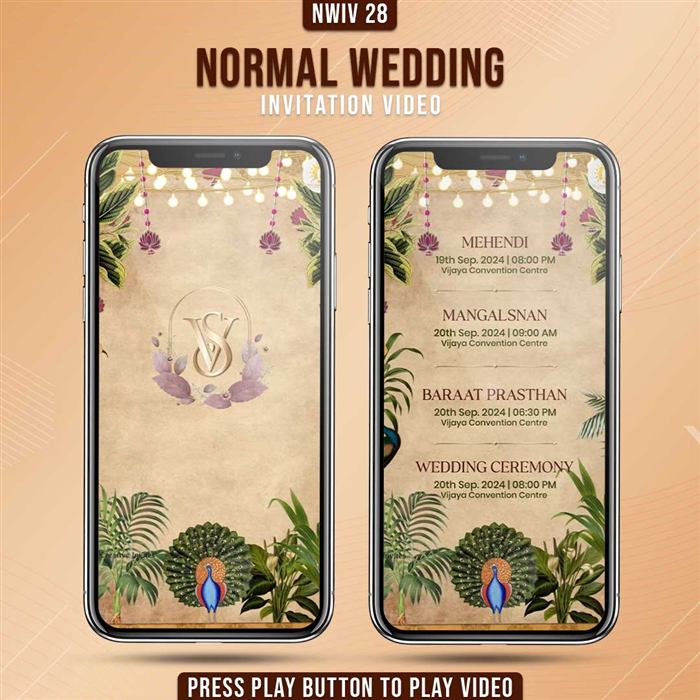 Normal Wedding Invitation Video 28