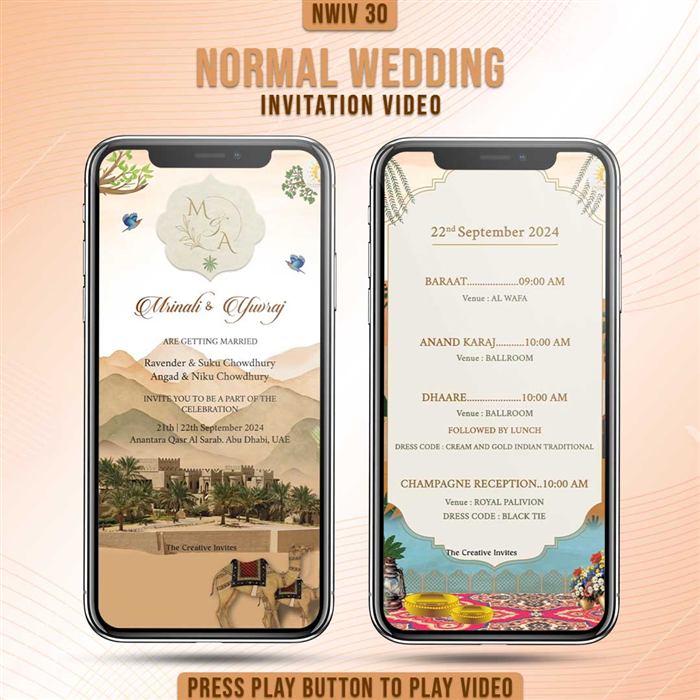 Normal Wedding Invitation Video 30