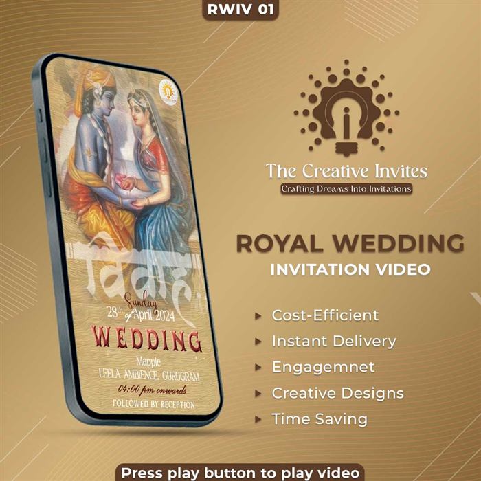 Royal Wedding Invitation Video 01