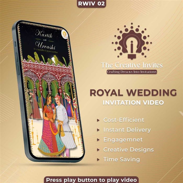 Royal Wedding Invitation Video 02