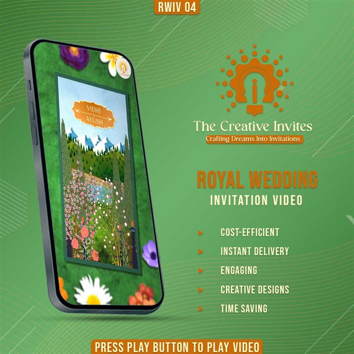 Royal Wedding Invitation Video 04