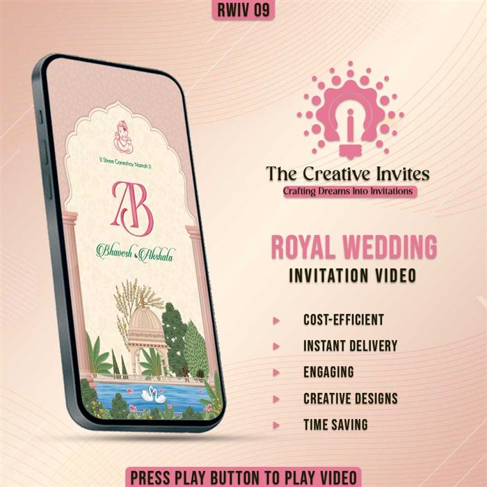 Royal Wedding Invitation Video 09