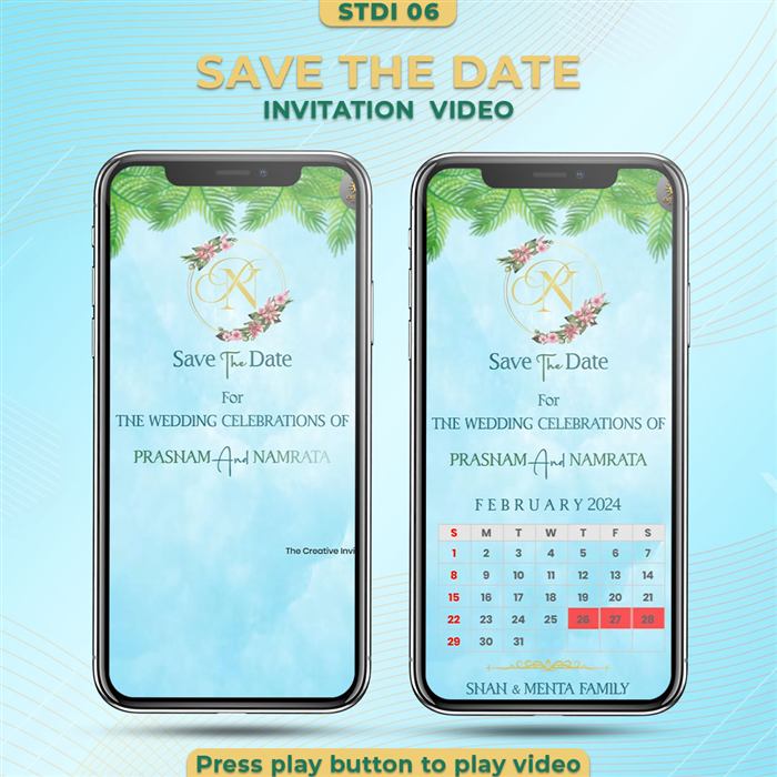 Save the Date Invitation 06