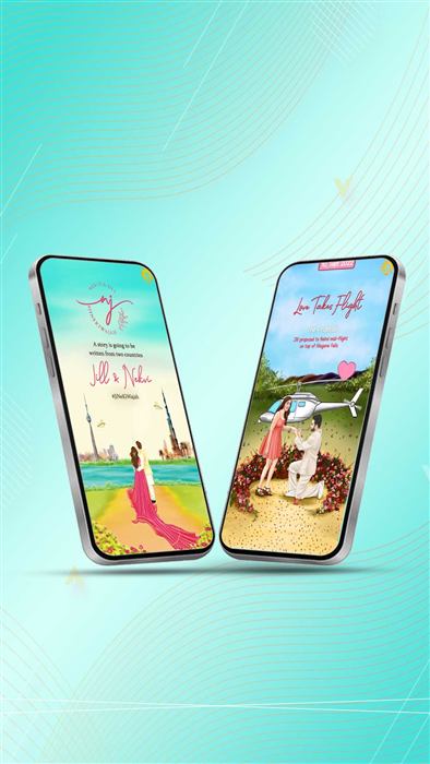 Story Wedding Invitation Video 01