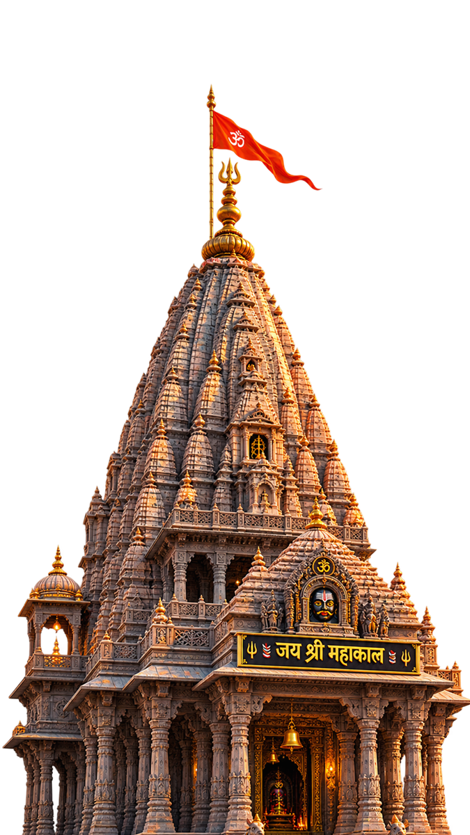 Mahakaleshwar-style temple spire