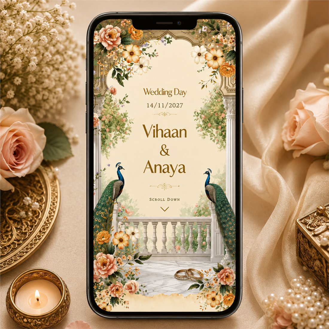 Mayura website invite template