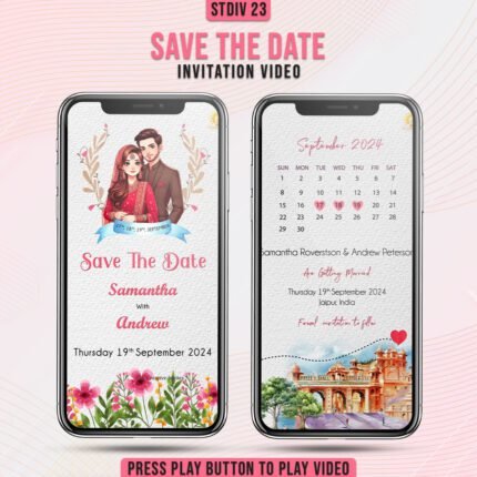 save the date animated invitation