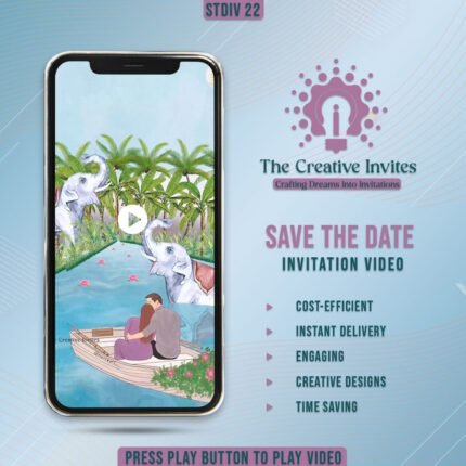 save the date animated invitation