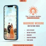 wardrobe wedding invitation