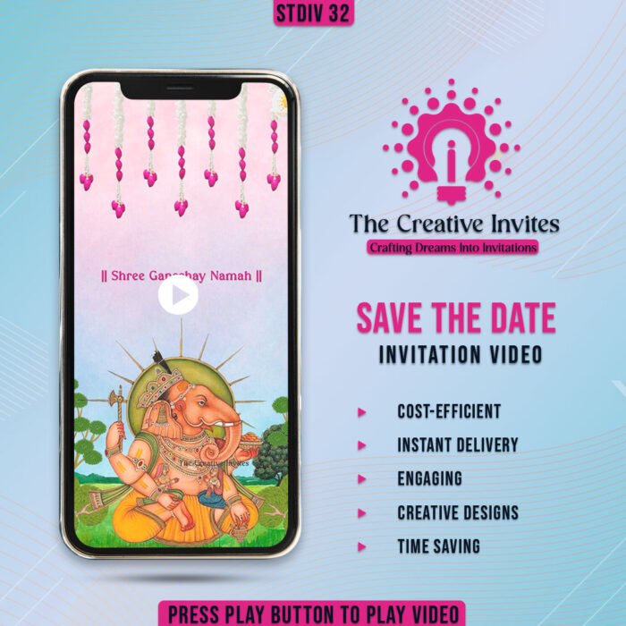 Royal animated save-the-date video