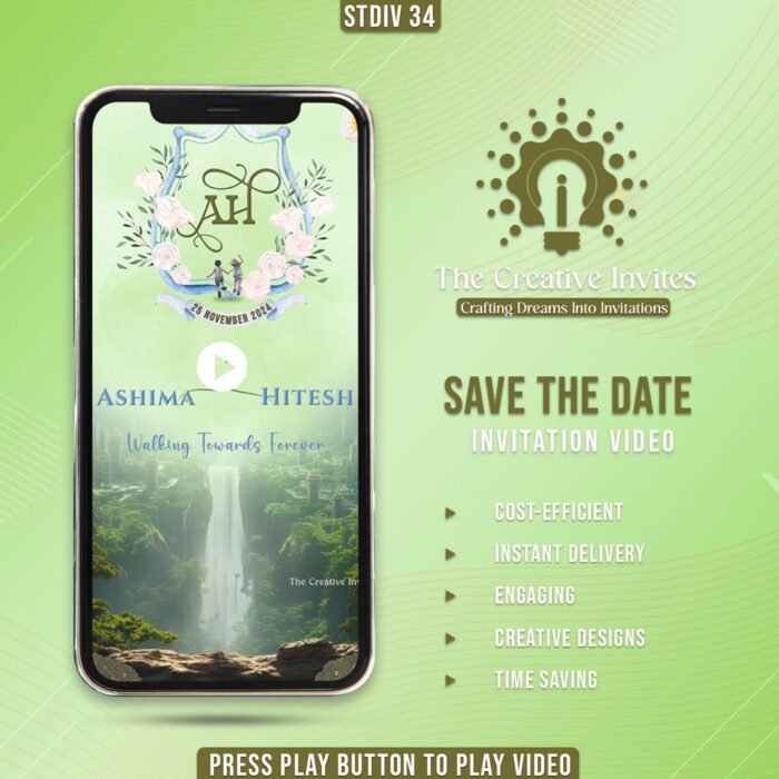 Forest animated save the date