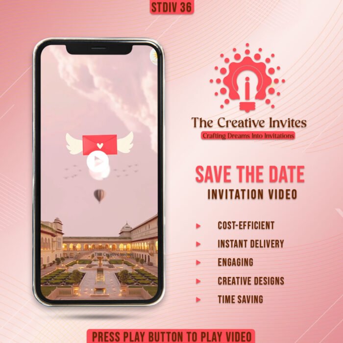 Balloon royal save-the-date video
