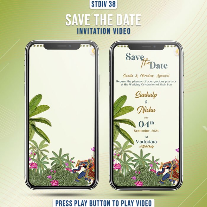 Animated wedding invitation