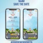 Animated save the date city