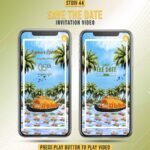 Stylish South Indian wedding e-invite